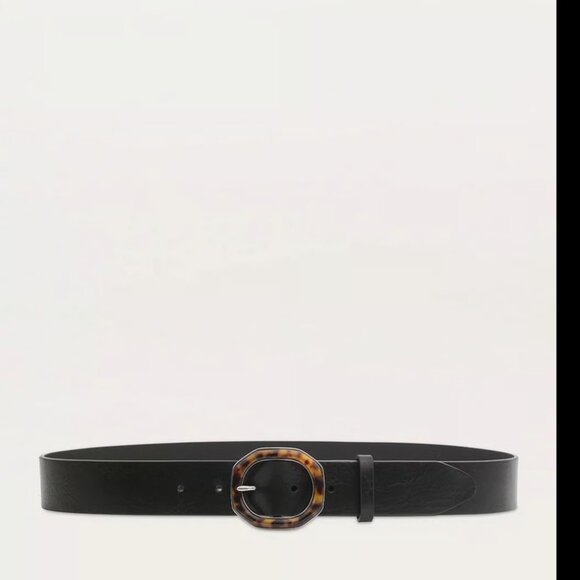 rag & bone Audrey Belt Black Tortoise Size S